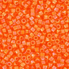 Miyuki delica Beads 11/0 - Opaque mandarin ab DB-1573